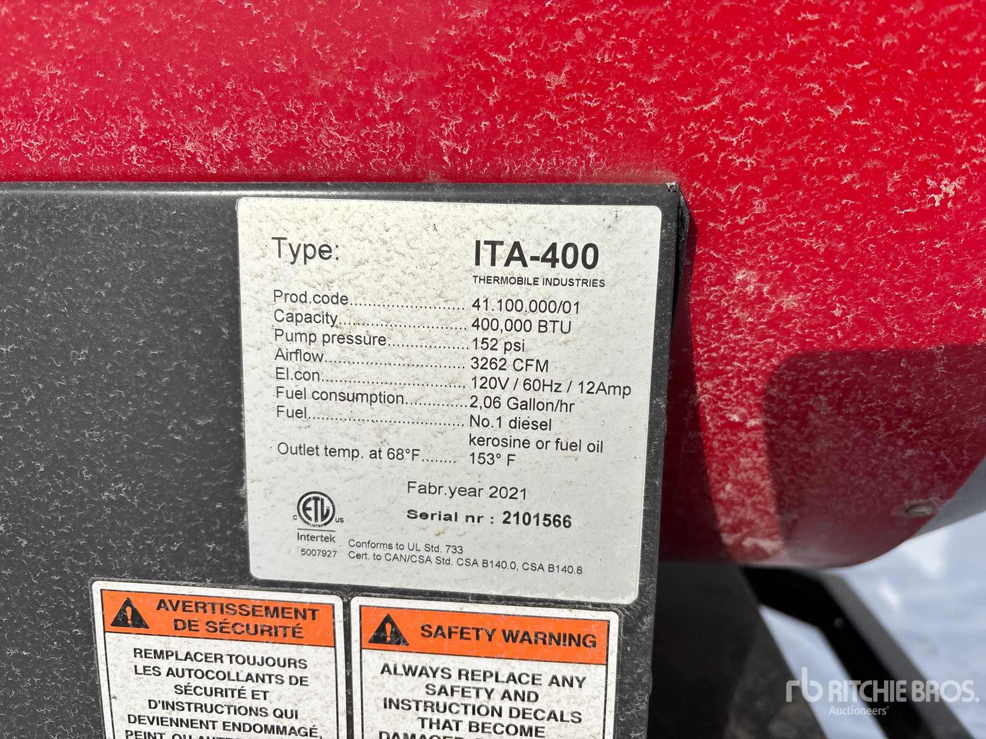 General Appearance with Numero seriale/numero d’identificazione del veicolo (VIN)