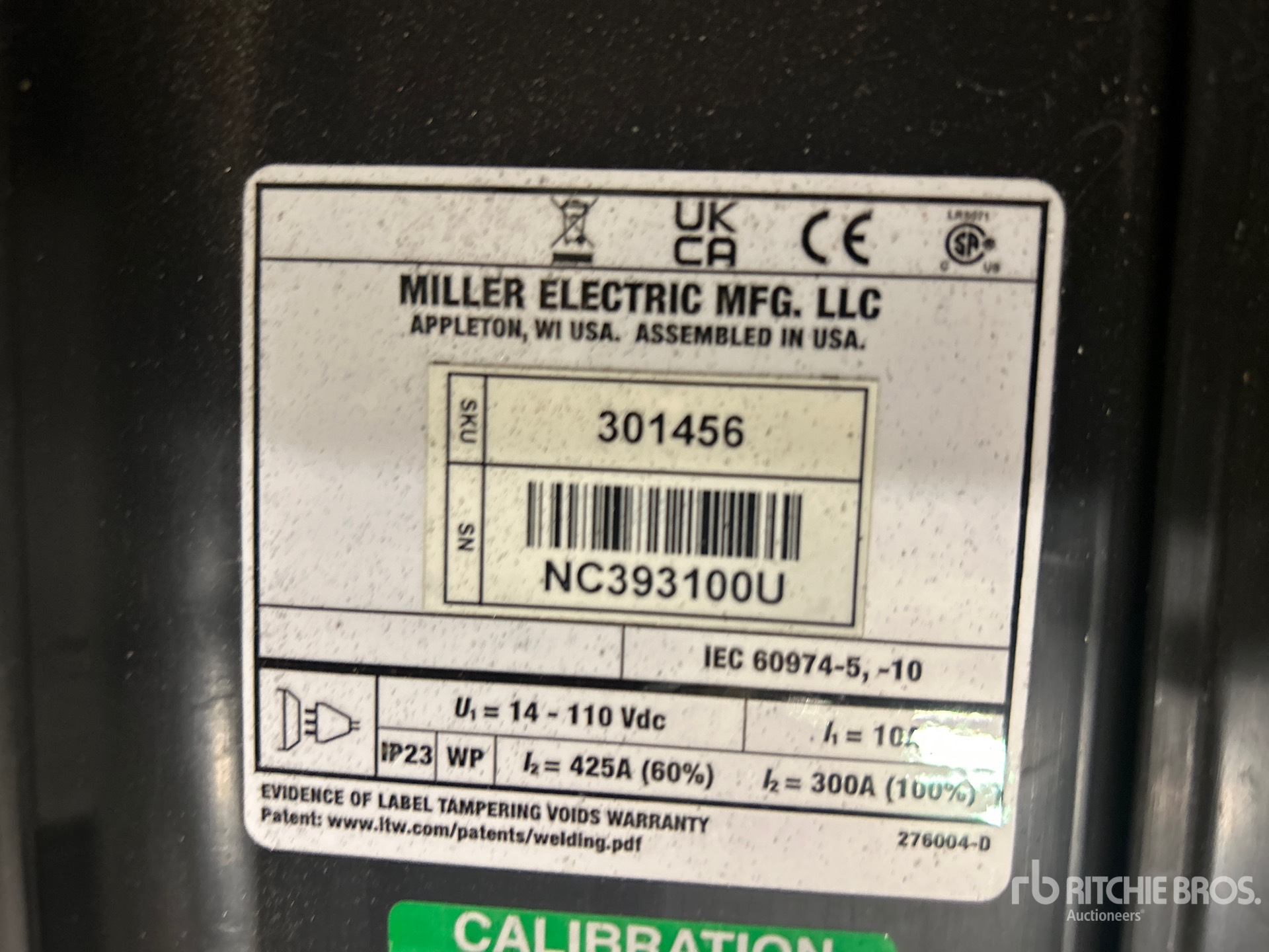 General Appearance with N.º de serie/VIN