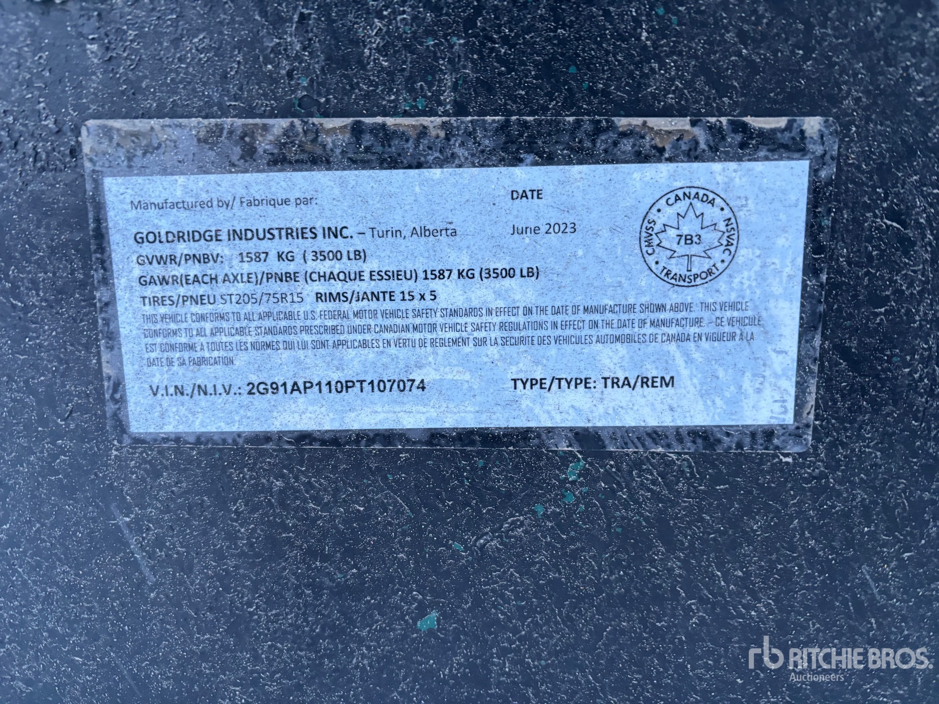 General Appearance with Numéro de série/Numéro d'identification du véhicule automobile