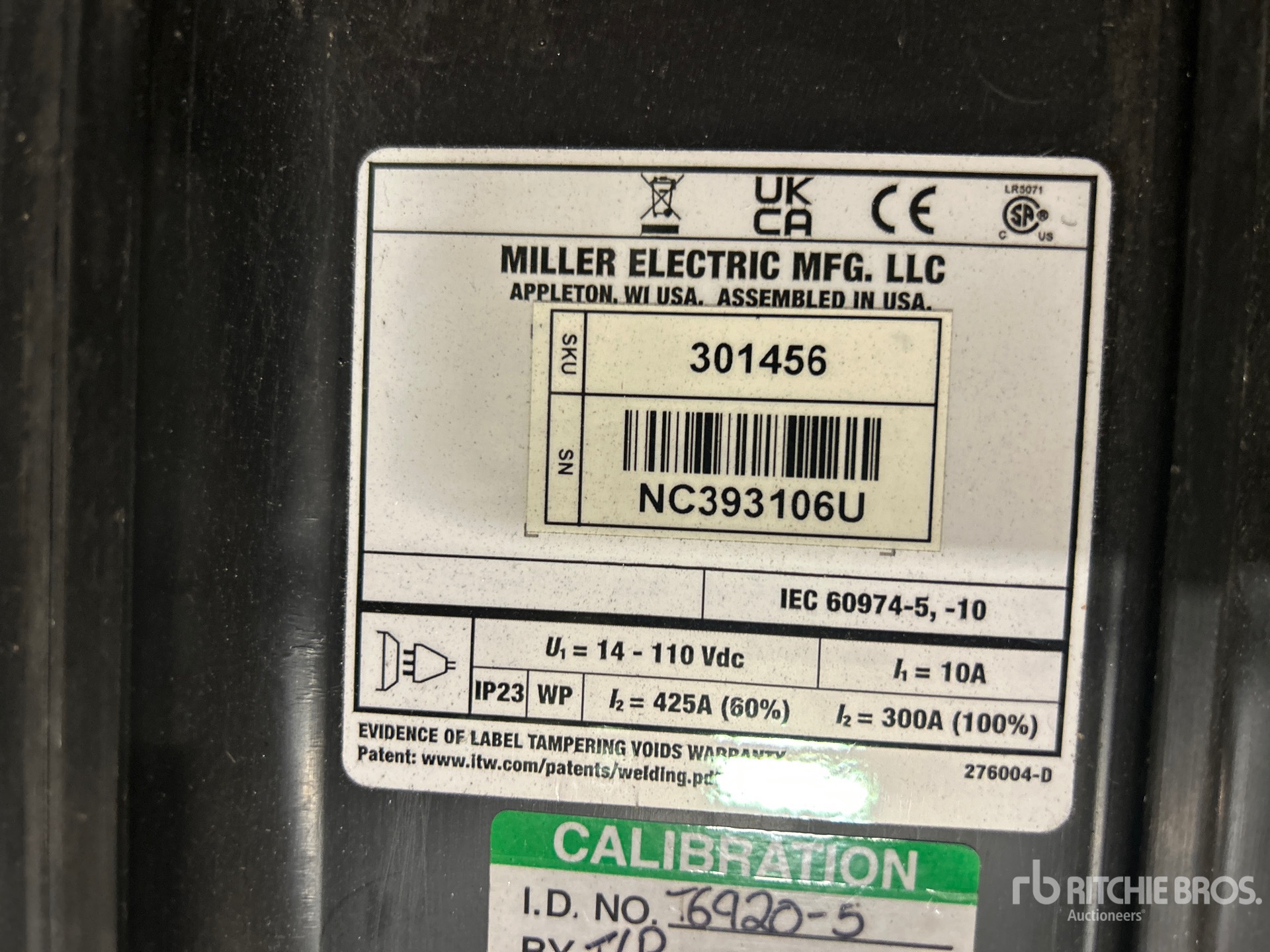 General Appearance with N.º de serie/VIN