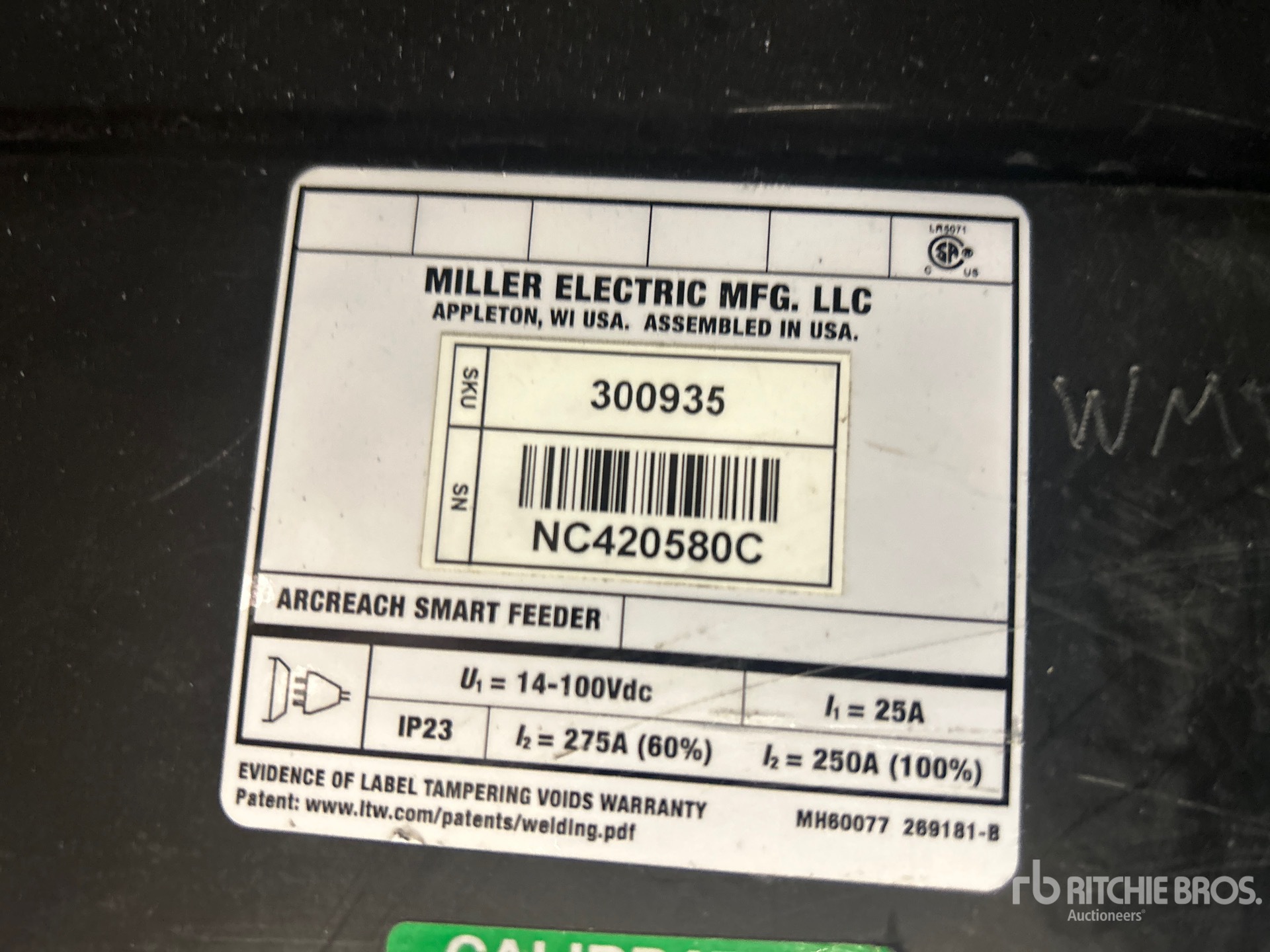 General Appearance with N.º de serie/VIN