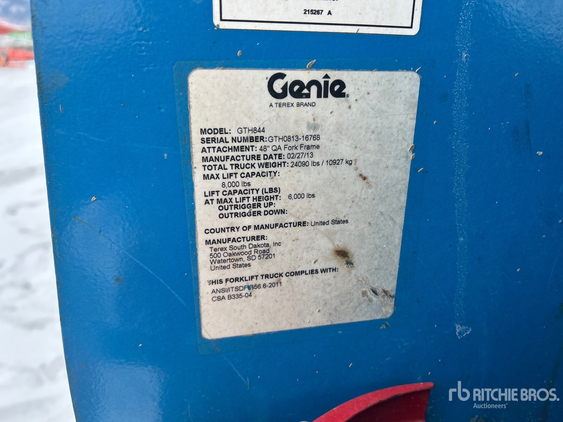 General Appearance with Numero seriale/numero d’identificazione del veicolo (VIN)