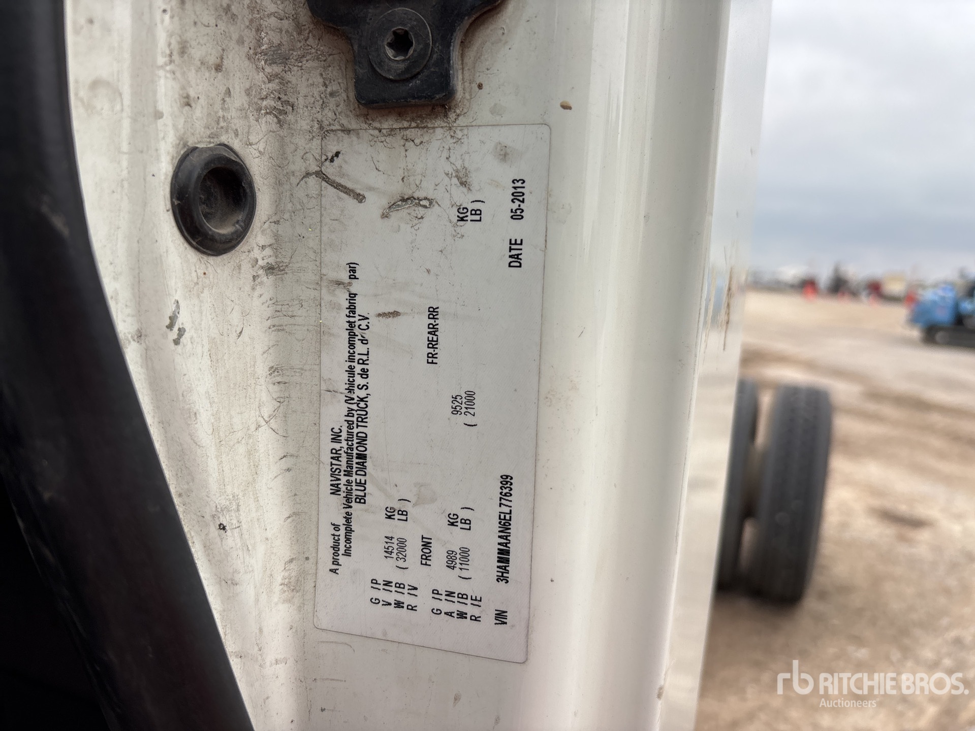 General Appearance with N.º de serie/VIN