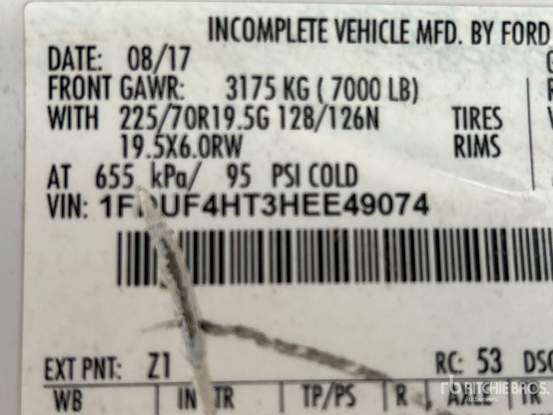 General Appearance with Seriennummer / FIN