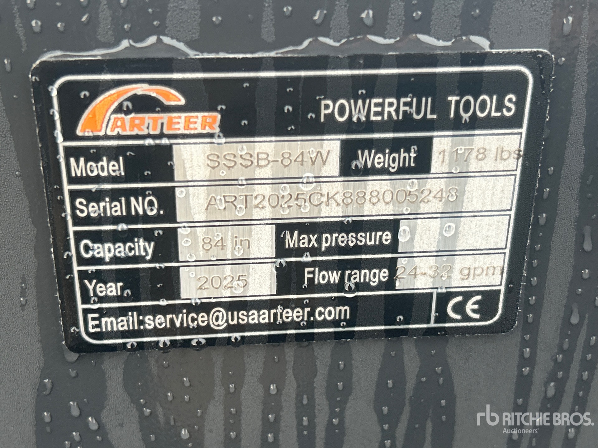 General Appearance with N.º de serie/VIN