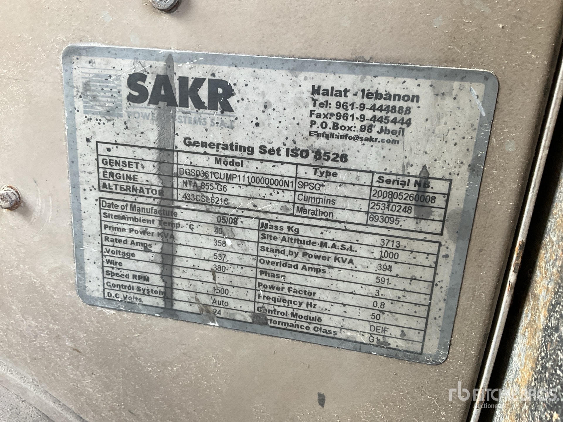 General Appearance with Numer seryjny/numer identyfikacyjny pojazdu