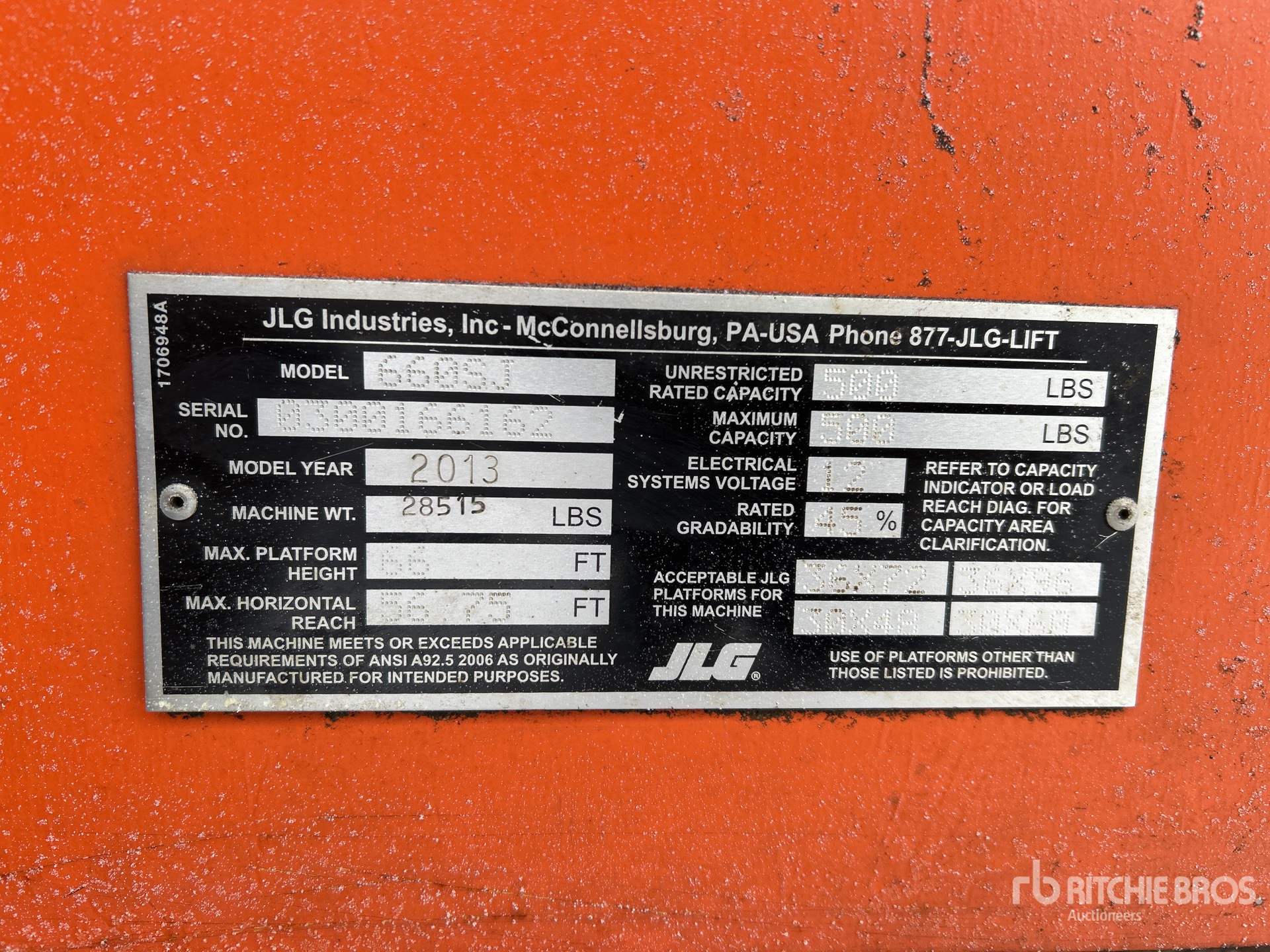 General Appearance with Numer seryjny/numer identyfikacyjny pojazdu