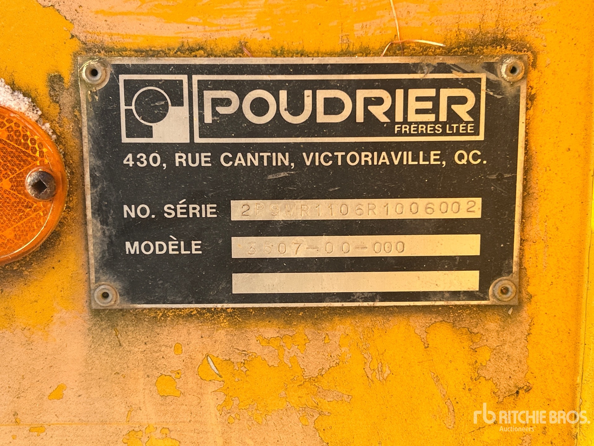 General Appearance with Numéro de série/Numéro d'identification du véhicule automobile