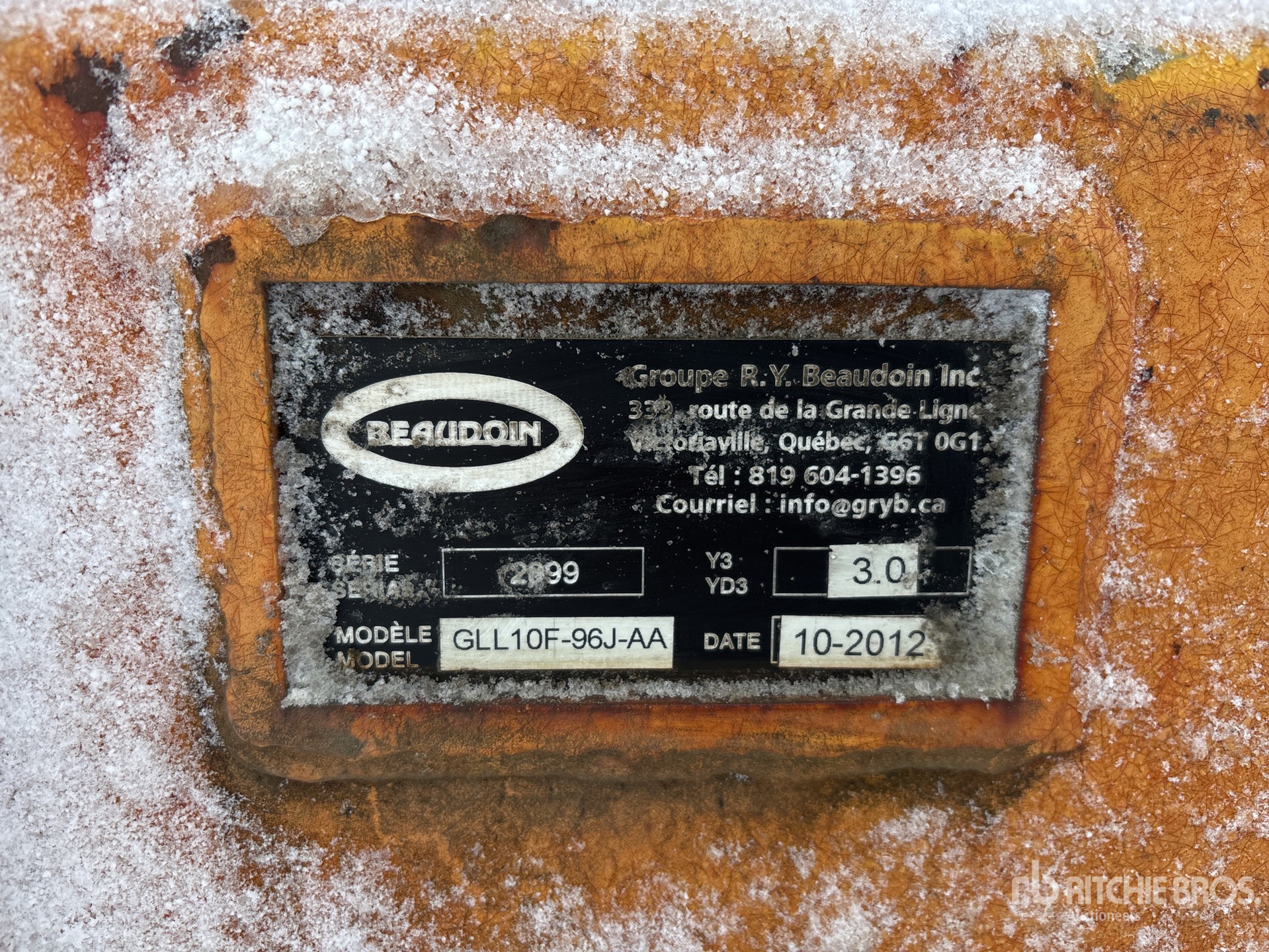 General Appearance with N.º de serie/VIN