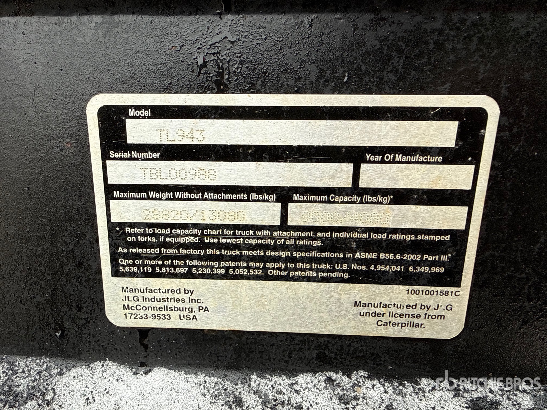 General Appearance with Seriennummer / FIN