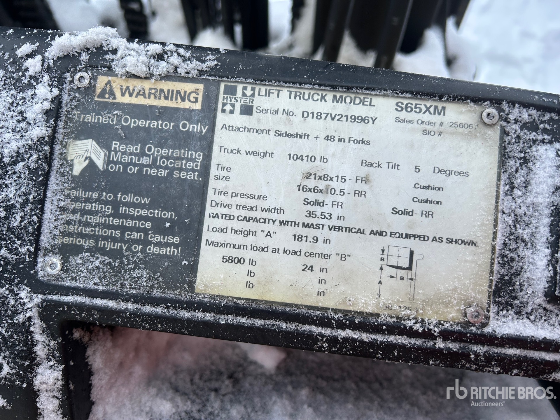 General Appearance with Numer seryjny/numer identyfikacyjny pojazdu