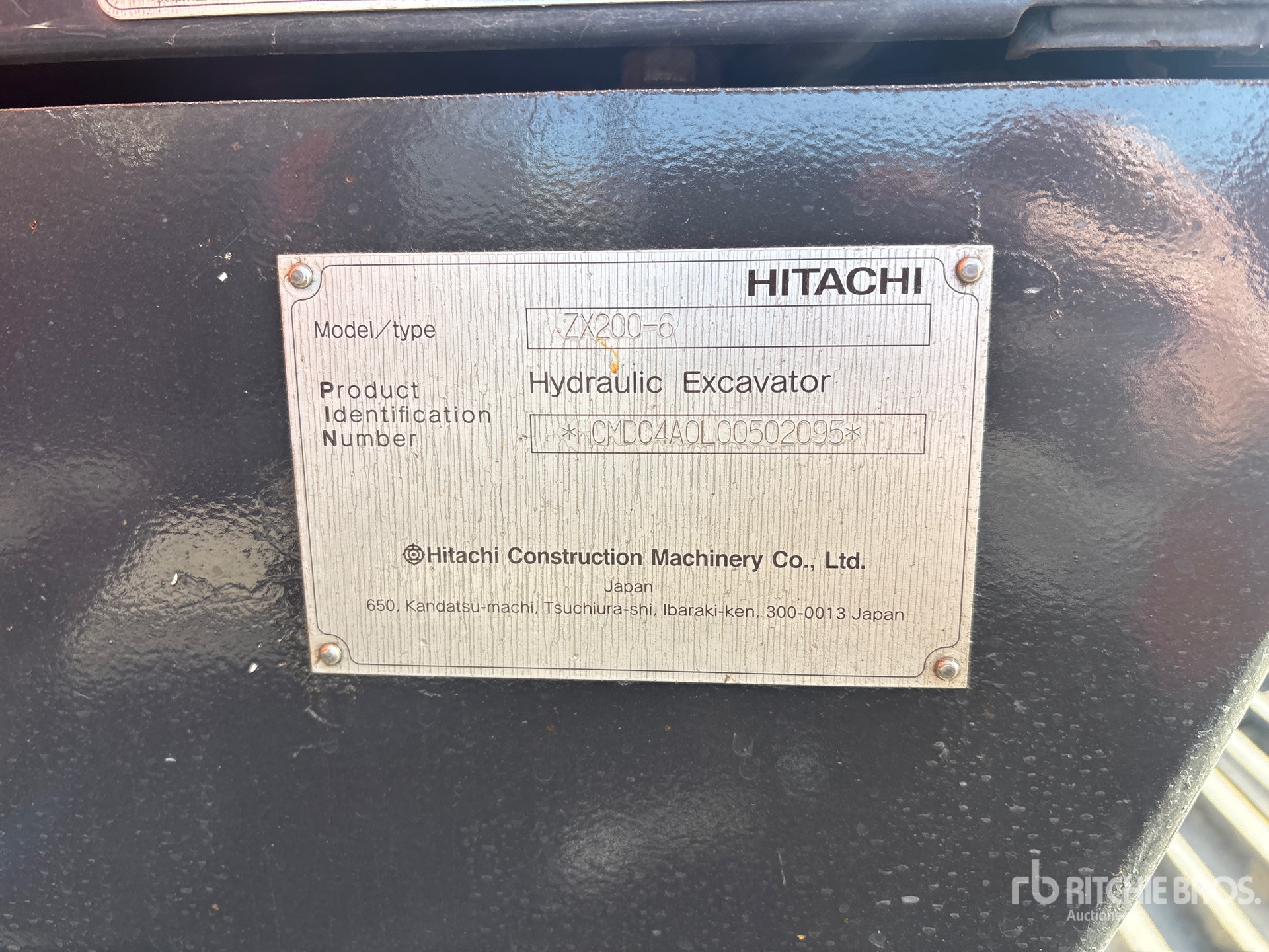 2018 Hitachi ZX200-6