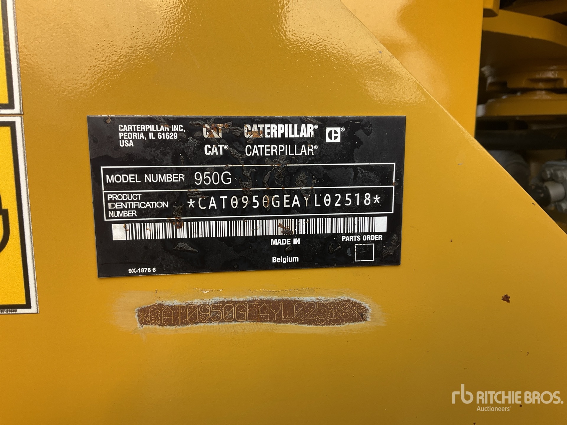 General Appearance with N.º de serie/VIN