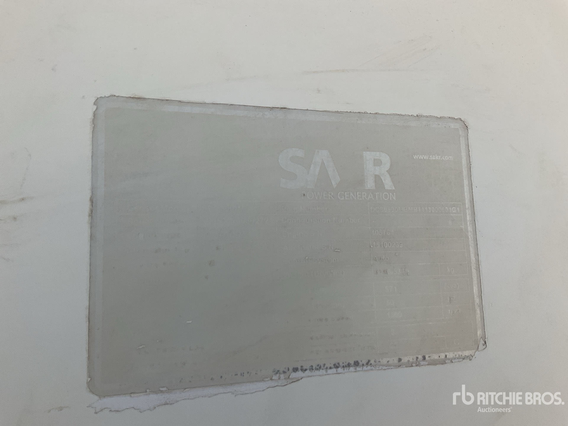 General Appearance with Numer seryjny/numer identyfikacyjny pojazdu