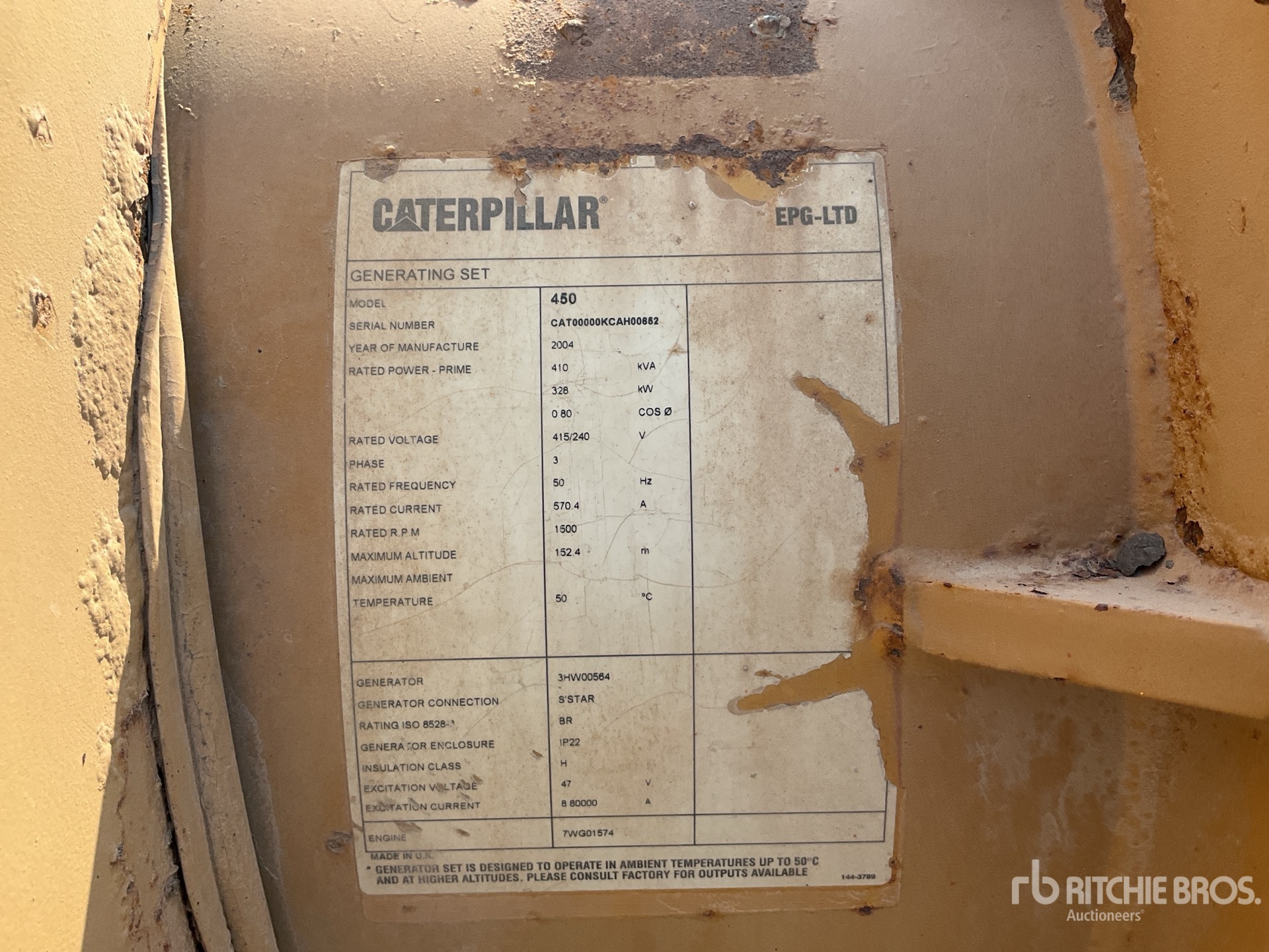 General Appearance with Numer seryjny/numer identyfikacyjny pojazdu