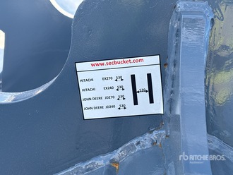 2025 SEC 63 in Q/C Skeleton Excavator Bucket - Fits Hitachi 270