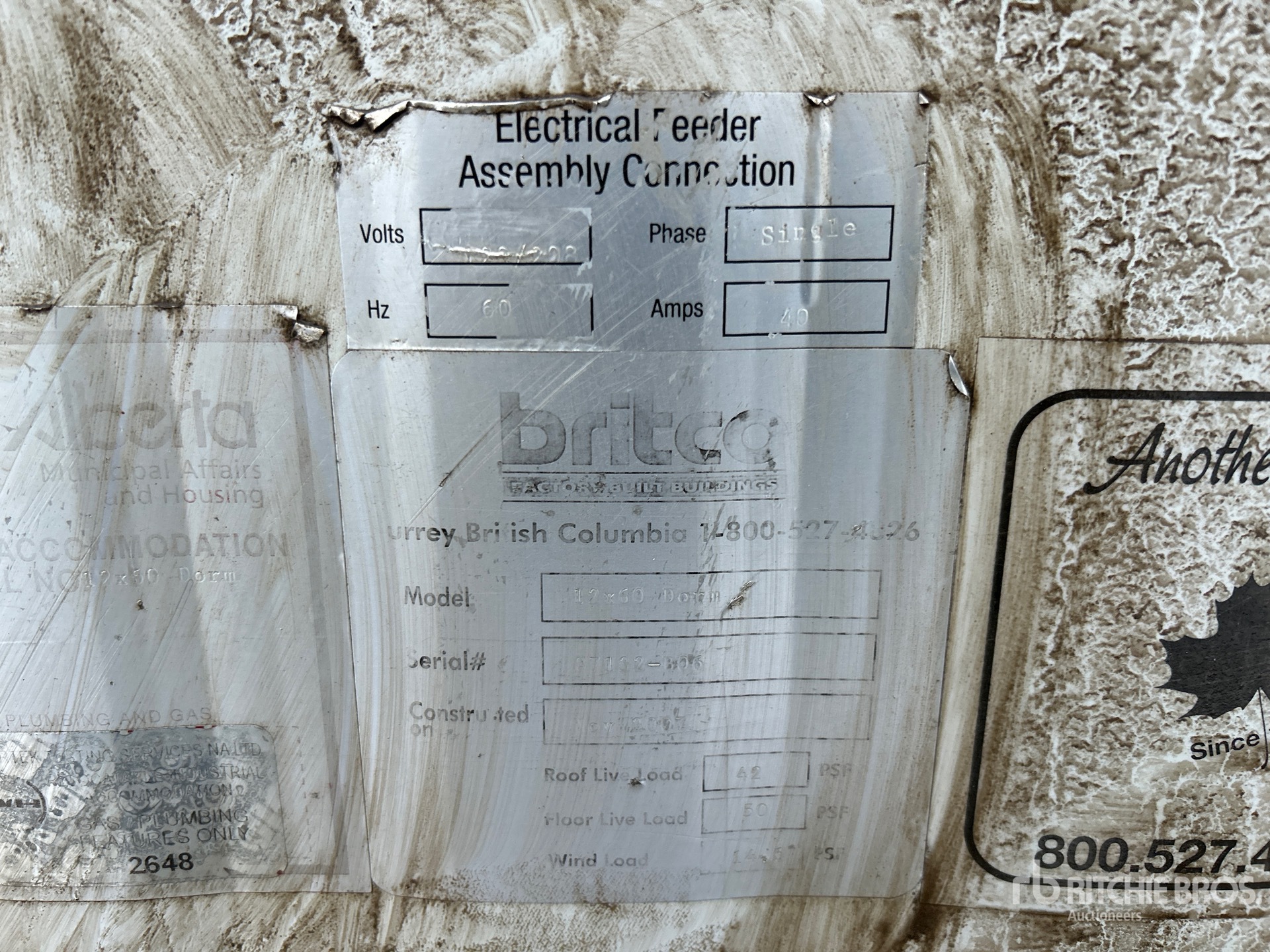 General Appearance with N.º de serie/VIN