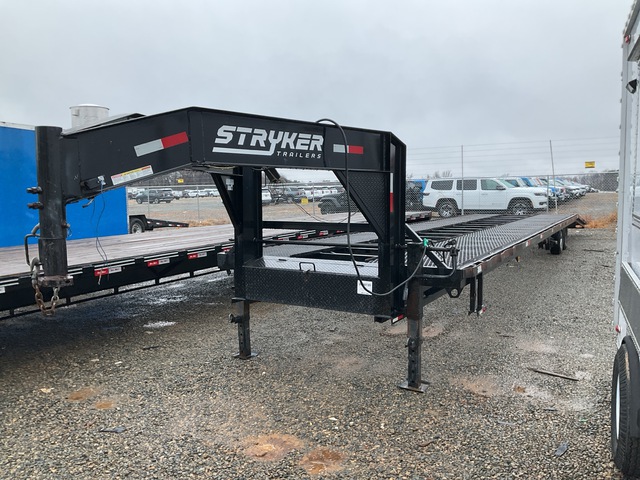 2023 Stryker 44 ft Tri/A Gooseneck Flatbed Trailer