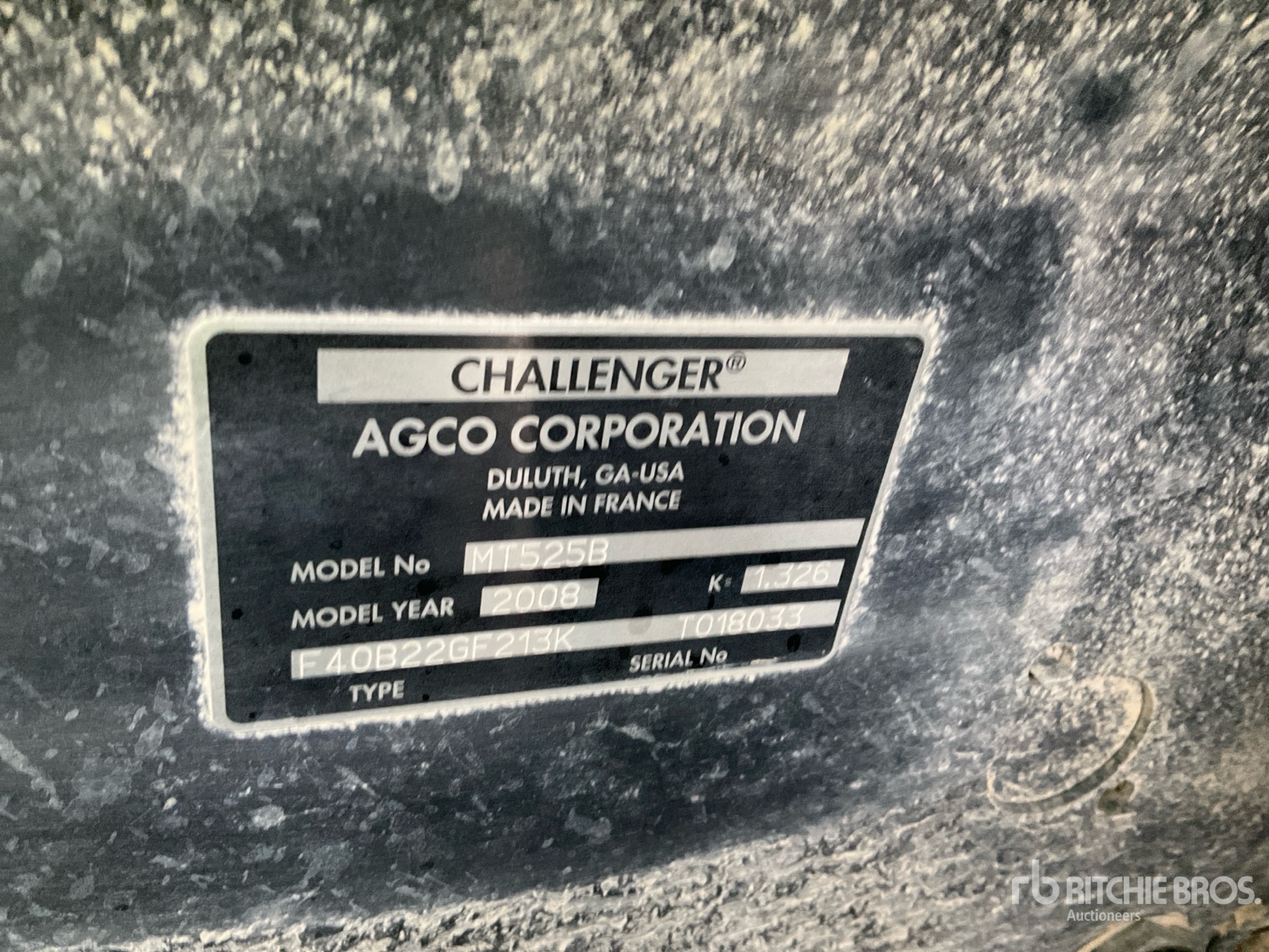 General Appearance with N.º de serie/VIN