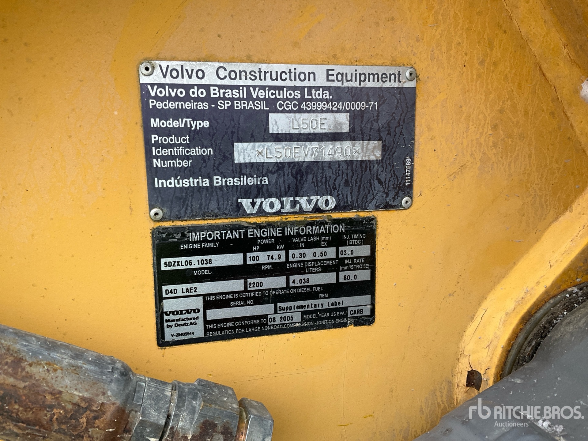 General Appearance with Numéro de série/Numéro d'identification du véhicule automobile