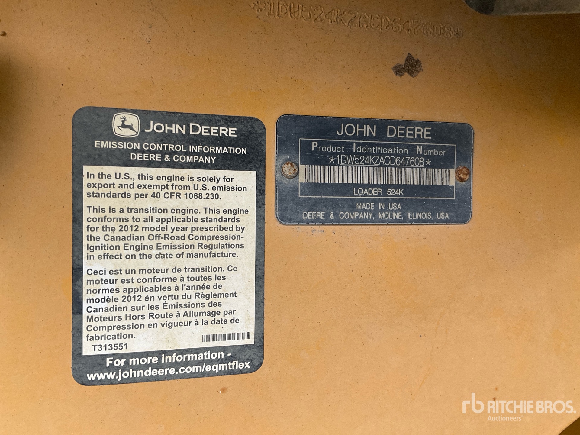 General Appearance with Numéro de série/Numéro d'identification du véhicule automobile