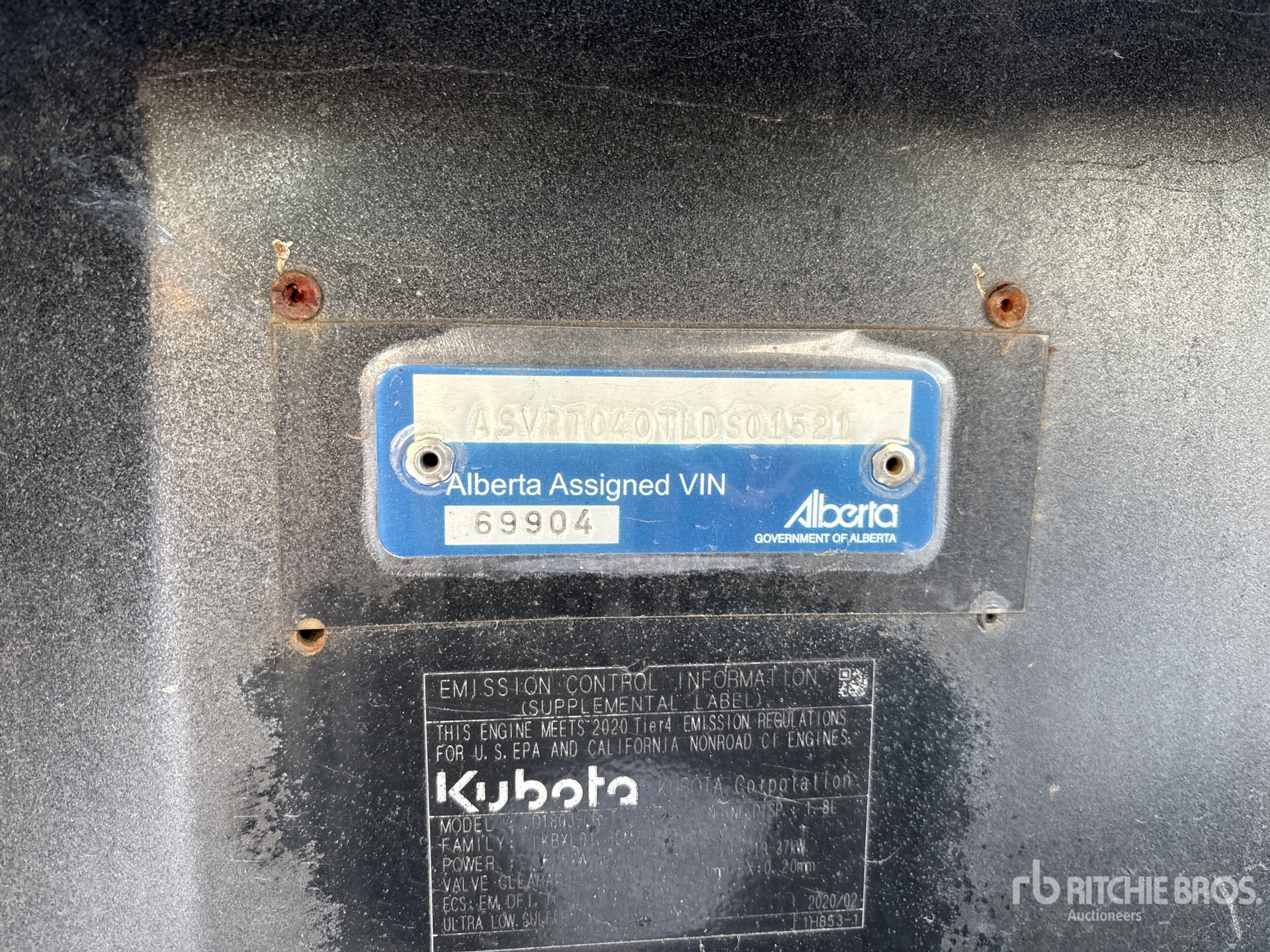 General Appearance with Numer seryjny/numer identyfikacyjny pojazdu