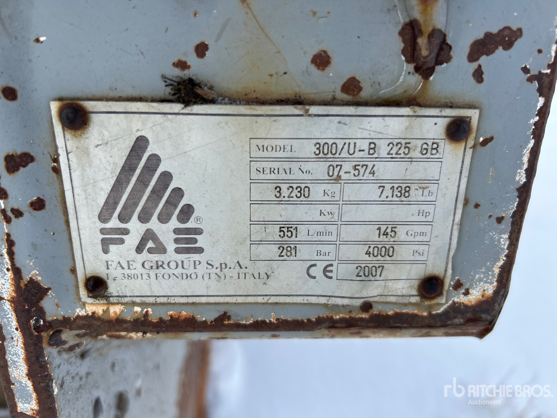 General Appearance with Seriennummer / FIN