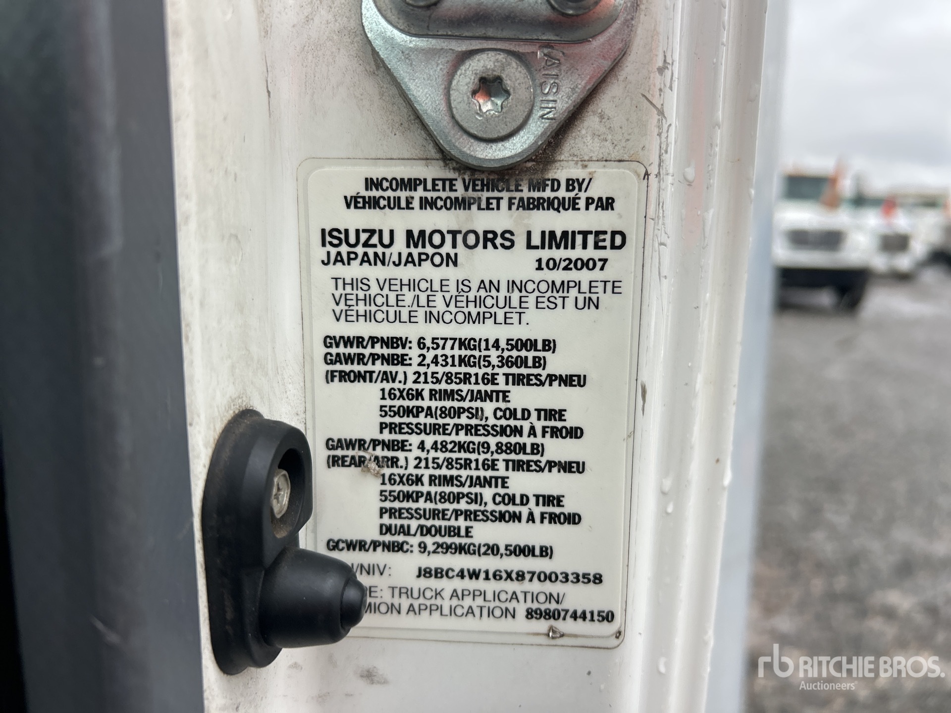 Aspect général with Numéro de série/Numéro d'identification du véhicule automobile