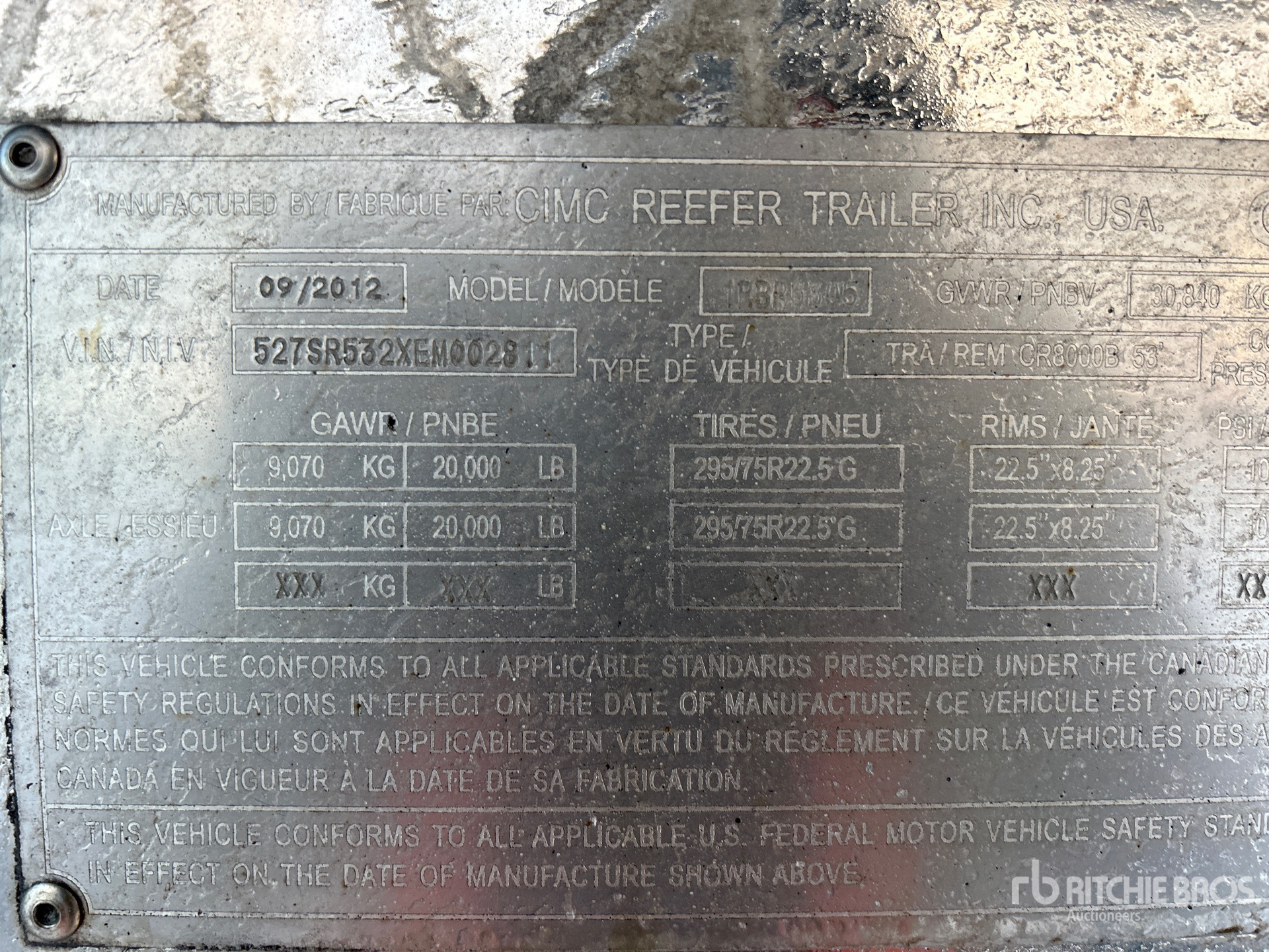 General Appearance with Seriennummer / FIN