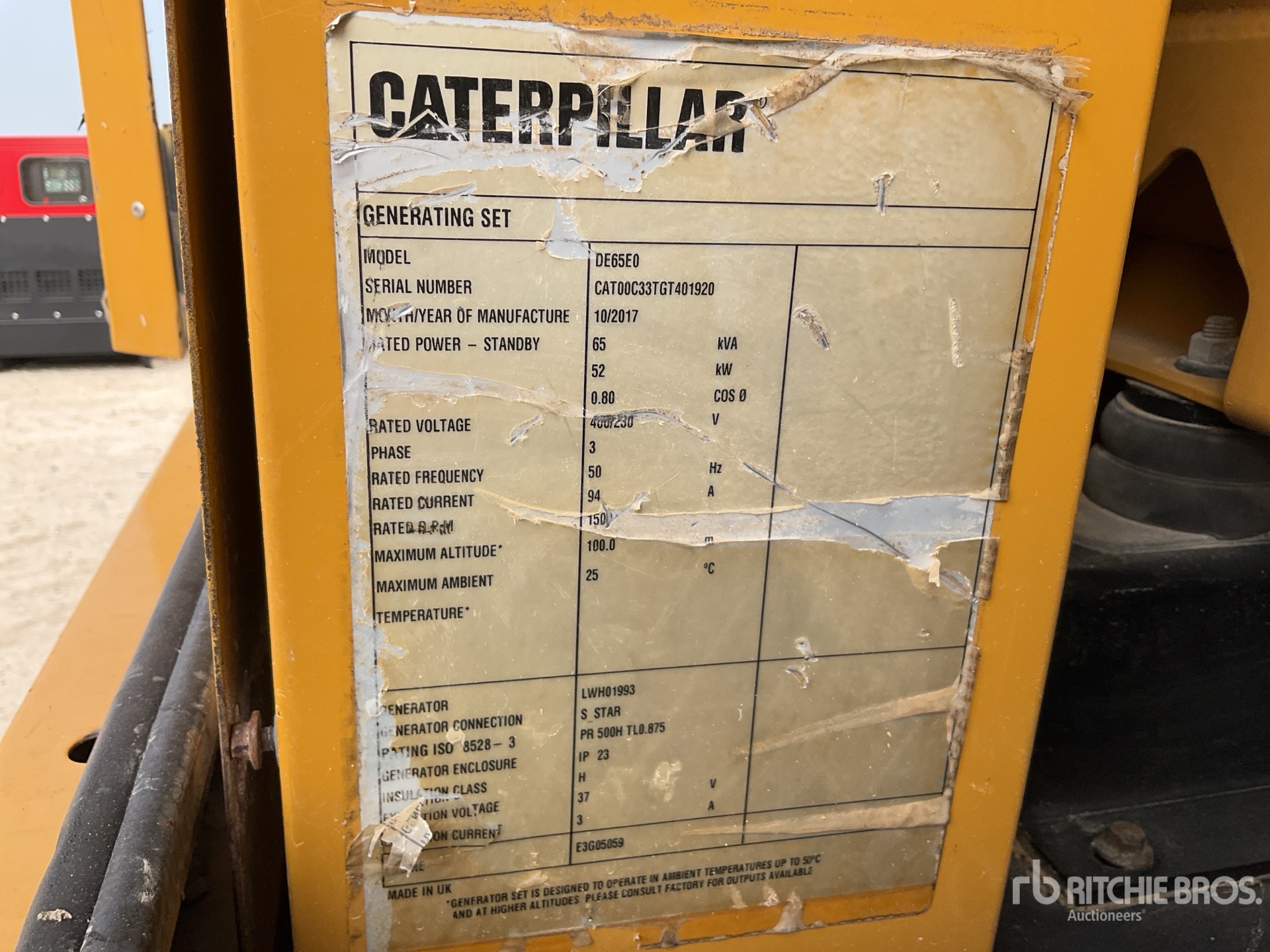 General Appearance with Numer seryjny/numer identyfikacyjny pojazdu