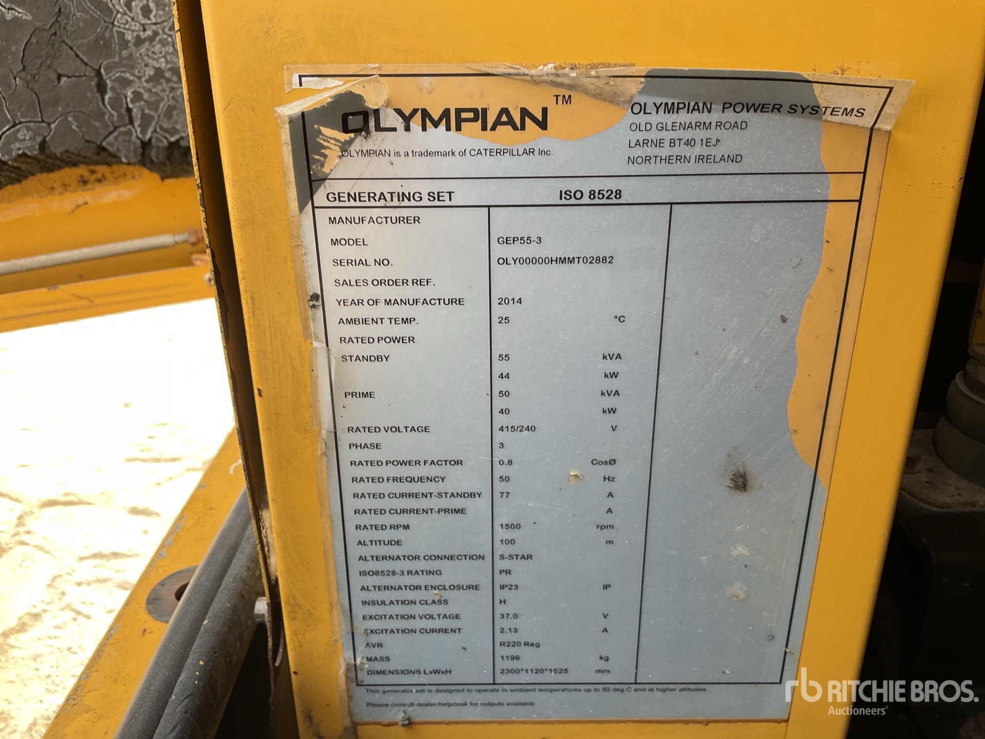 General Appearance with Numer seryjny/numer identyfikacyjny pojazdu