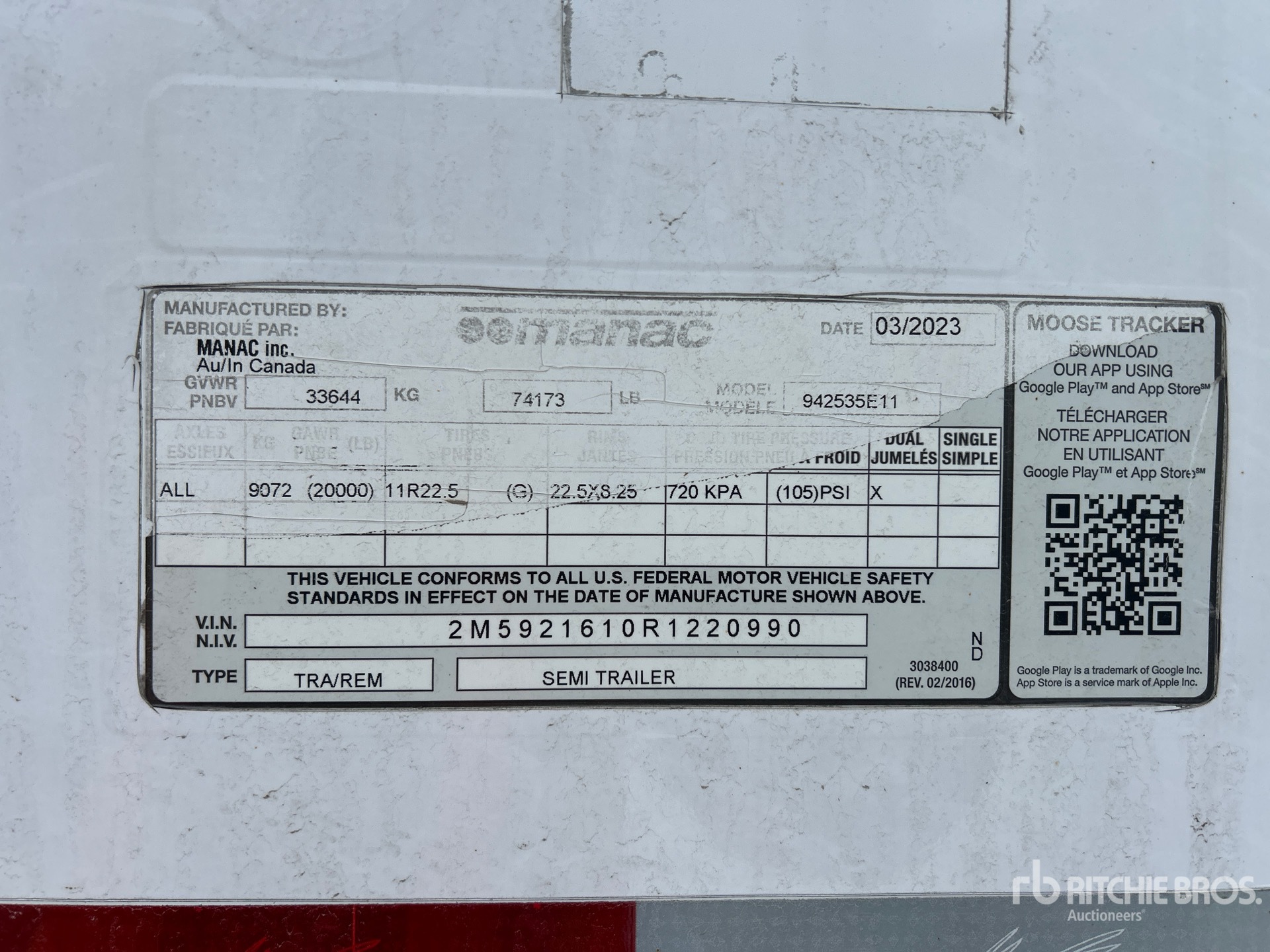 General Appearance with Seriennummer / FIN