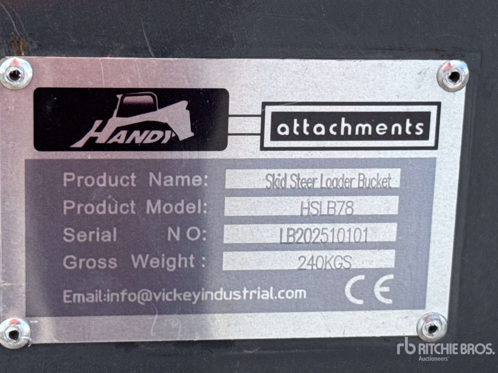 General Appearance with N.º de serie/VIN