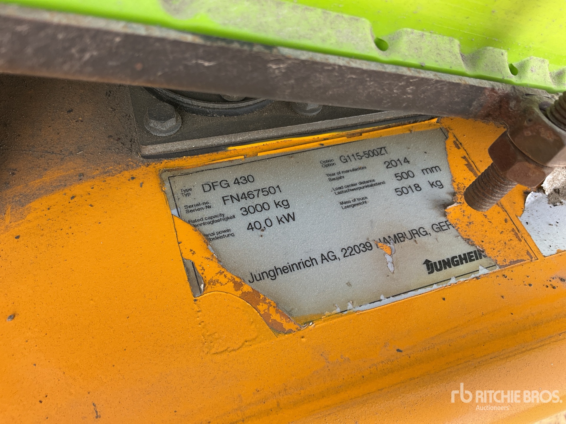 General Appearance with Numer seryjny/numer identyfikacyjny pojazdu