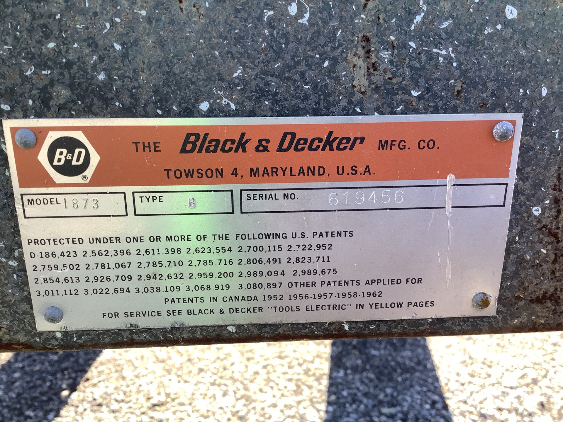 General Appearance with N.º de serie/VIN