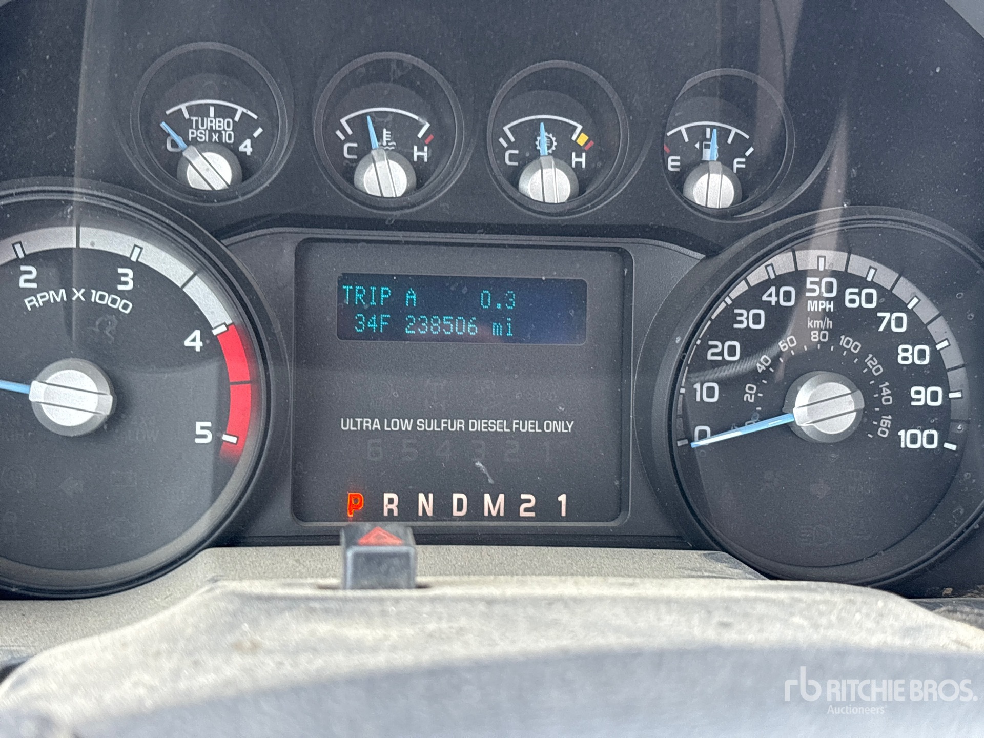 General Appearance with Hour Meter / Odometer