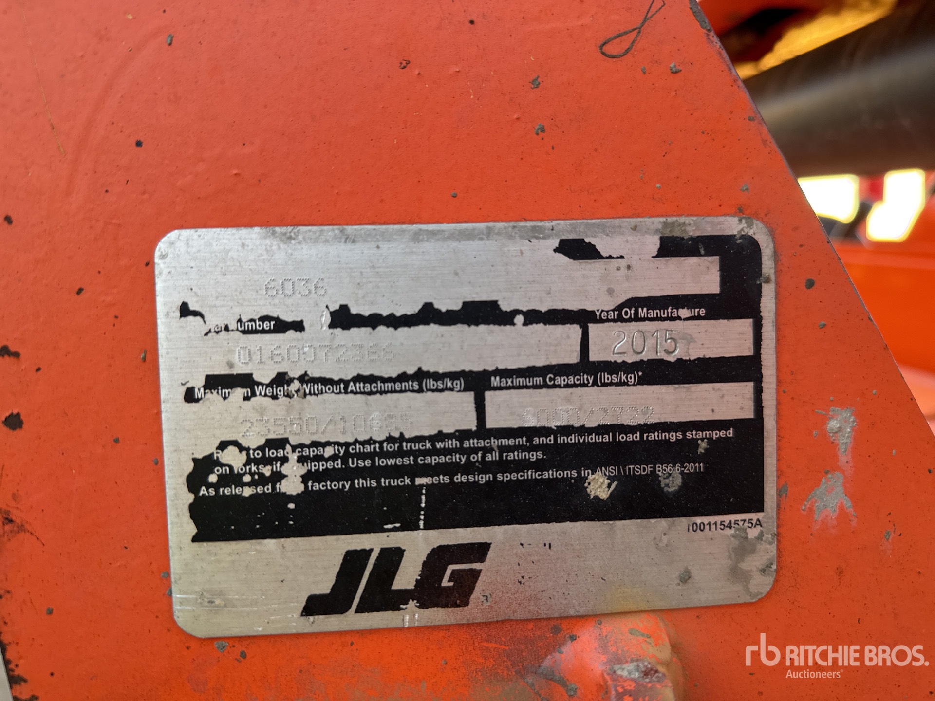 General Appearance with N.º de serie/VIN