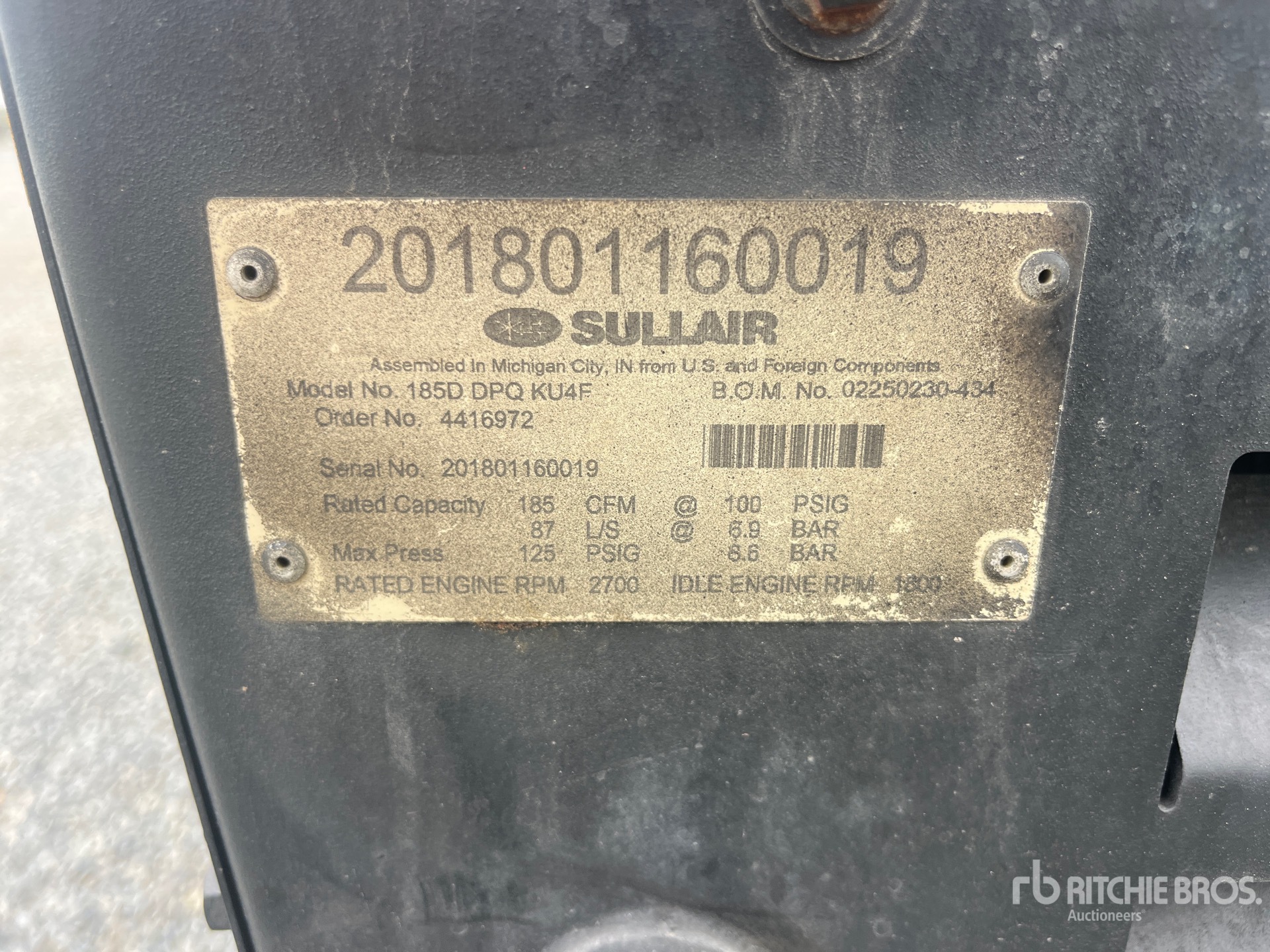 General Appearance with Seriennummer / FIN