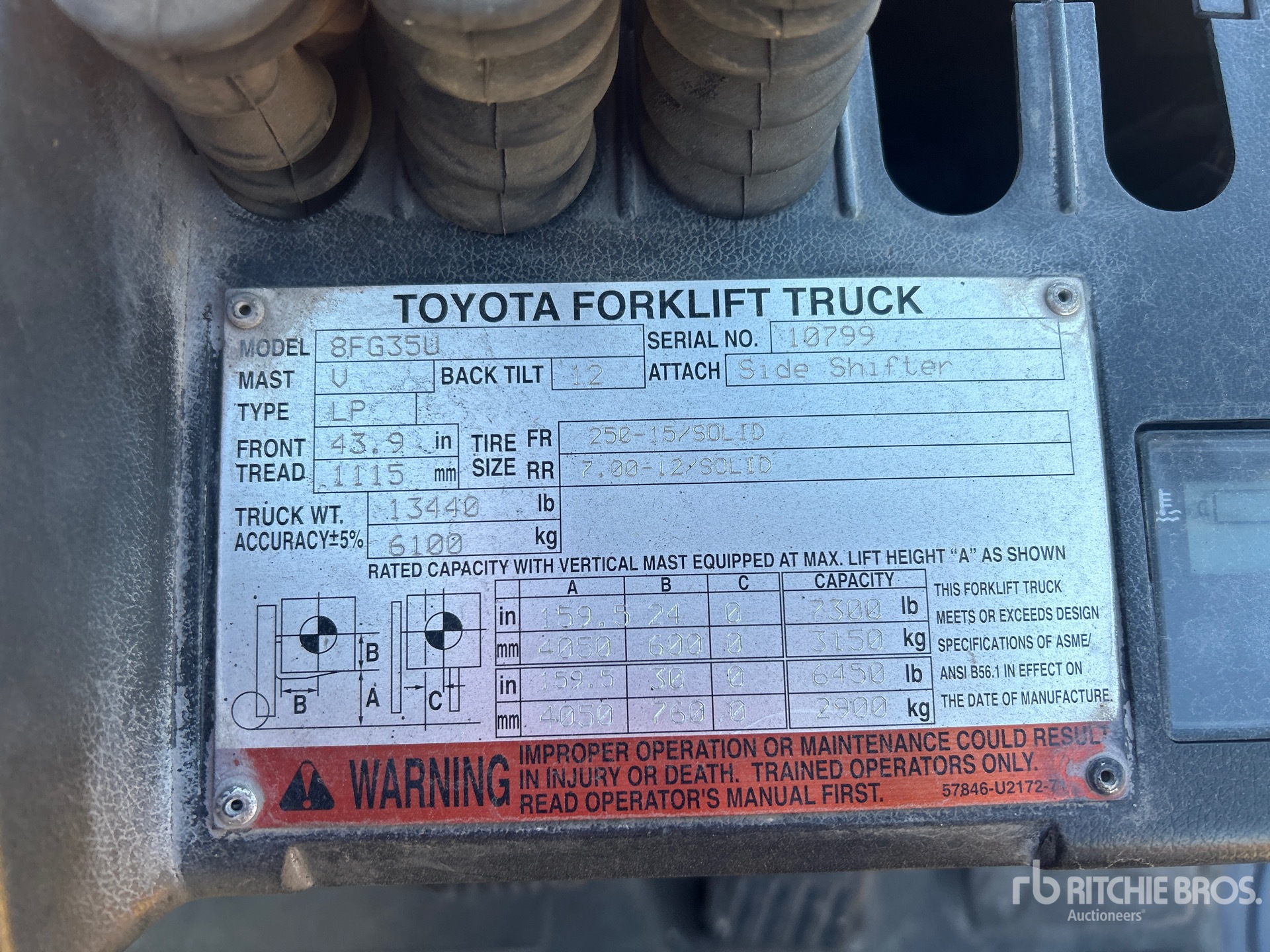 General Appearance with Numéro de série/Numéro d'identification du véhicule automobile