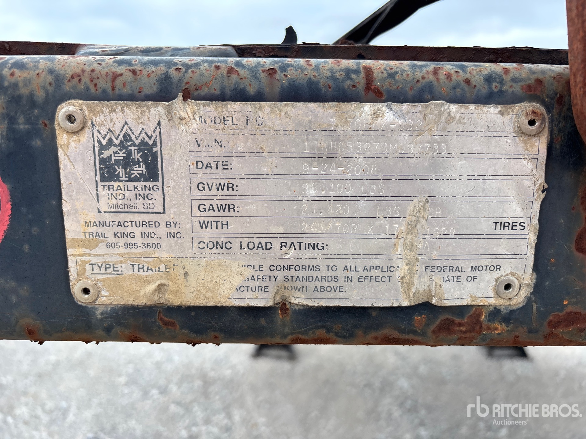 2009 Trail King TK70EFX-532