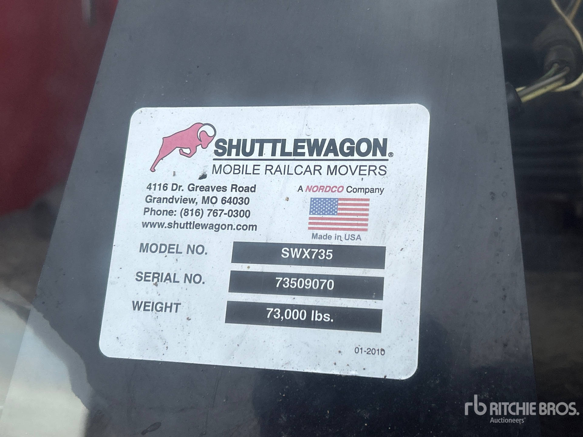 General Appearance with Numer seryjny/numer identyfikacyjny pojazdu