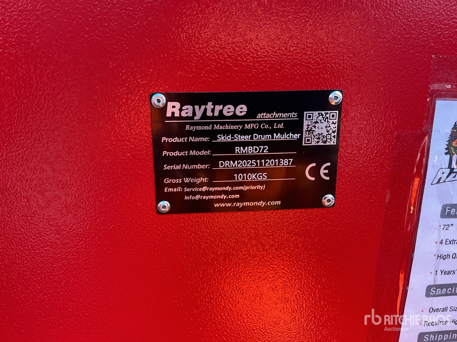 General Appearance with N.º de serie/VIN