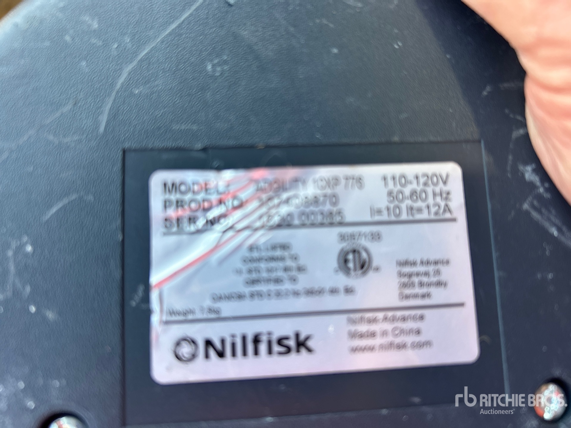 General Appearance with N.º de serie/VIN