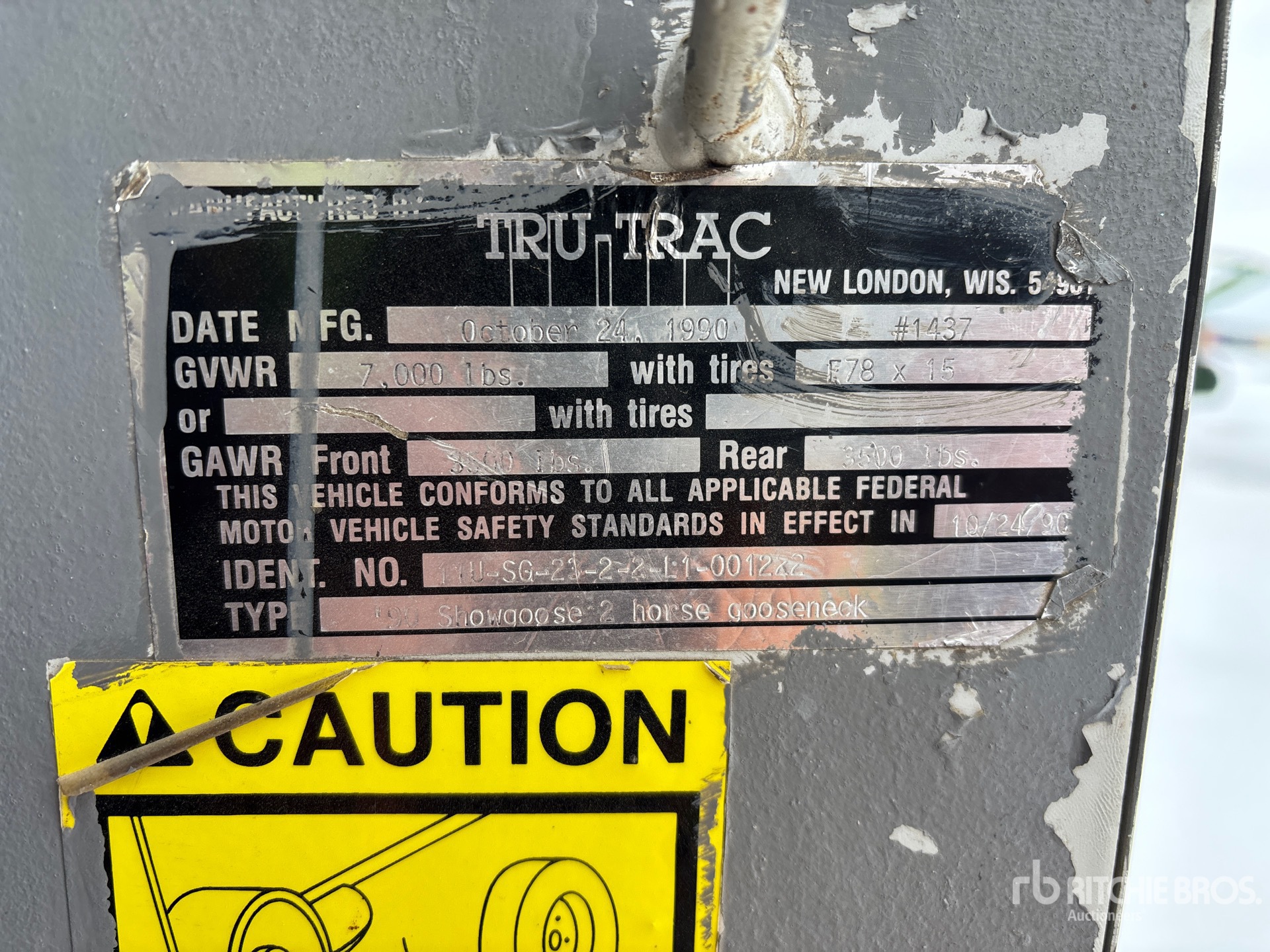 General Appearance with Numer seryjny/numer identyfikacyjny pojazdu