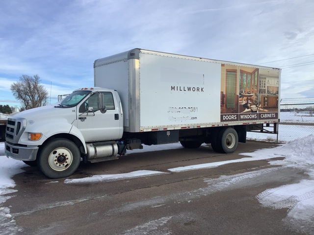 2013 Ford 750 4x2 Insulation Blower Truck