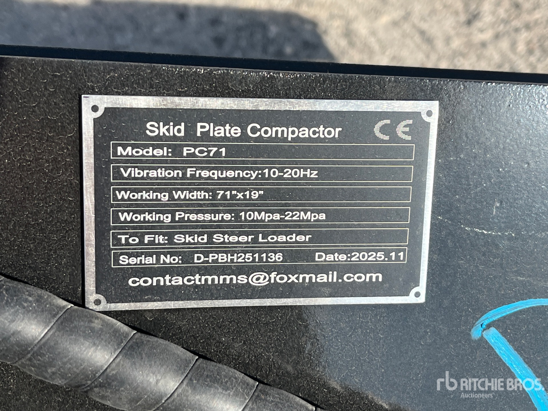 General Appearance with N.º de serie/VIN