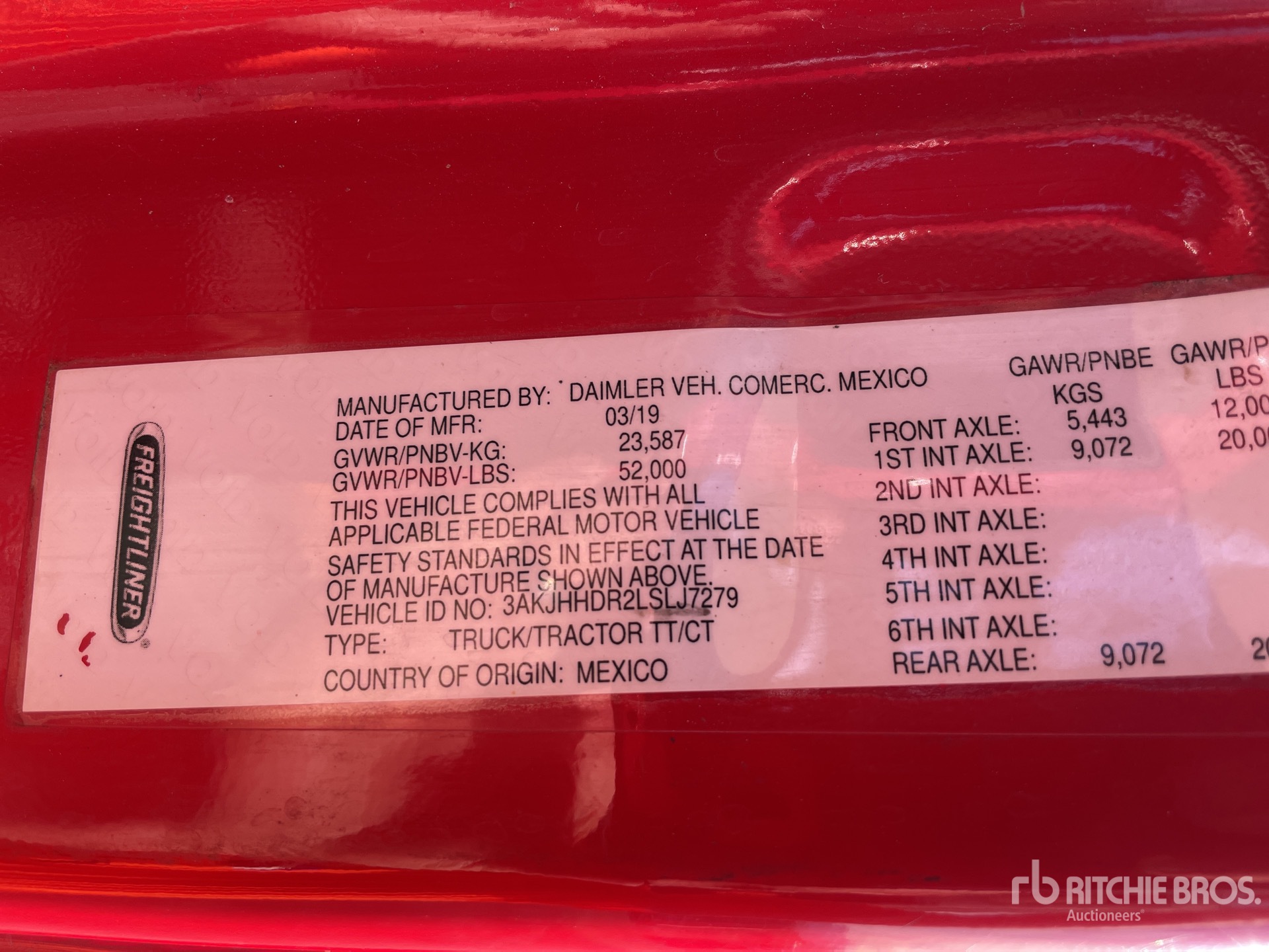 General Appearance with Seriennummer / FIN