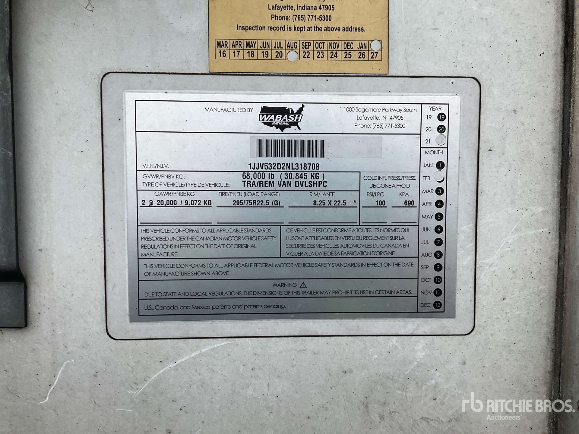 General Appearance with Seriennummer / FIN