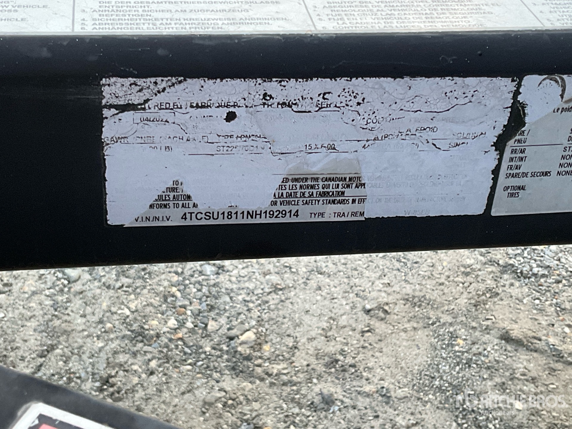 General Appearance with Numer seryjny/numer identyfikacyjny pojazdu