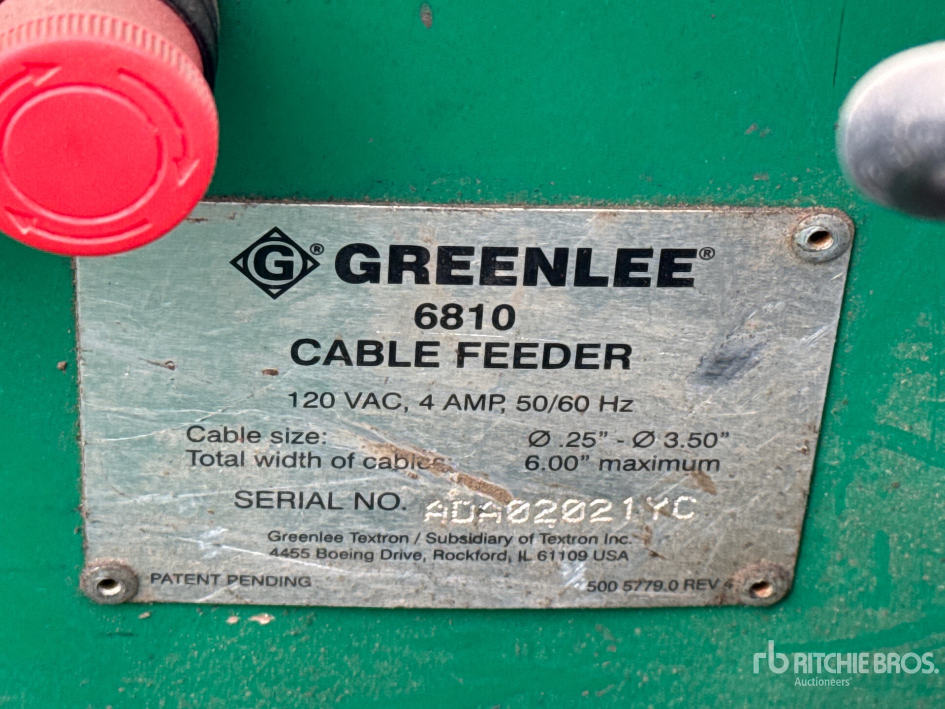 General Appearance with N.º de serie/VIN